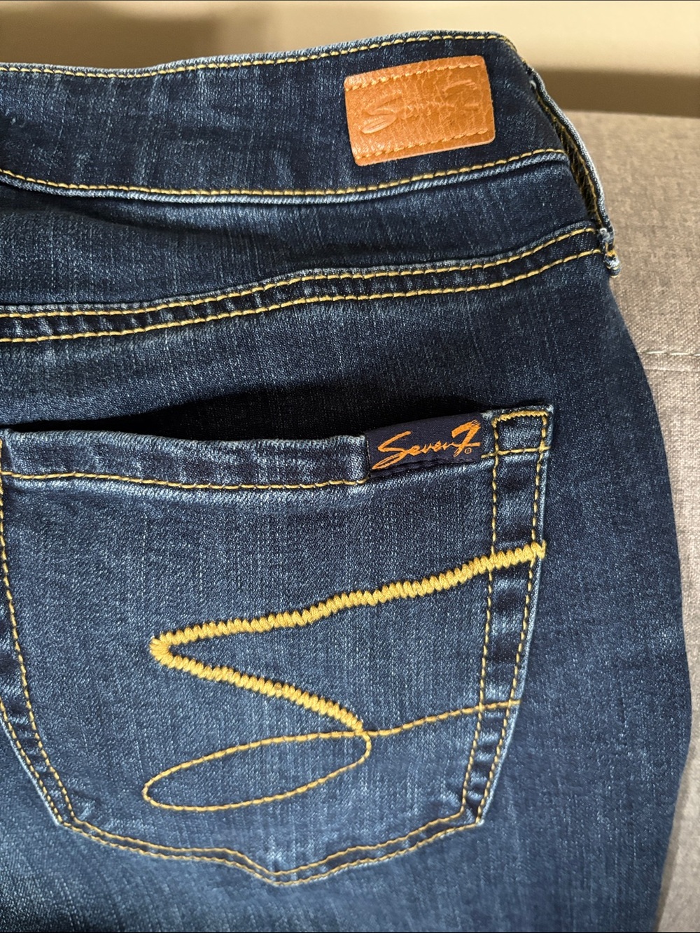 Seven7 shorts women’s size 10 blue Bermuda sunset - Picture 4 of 16